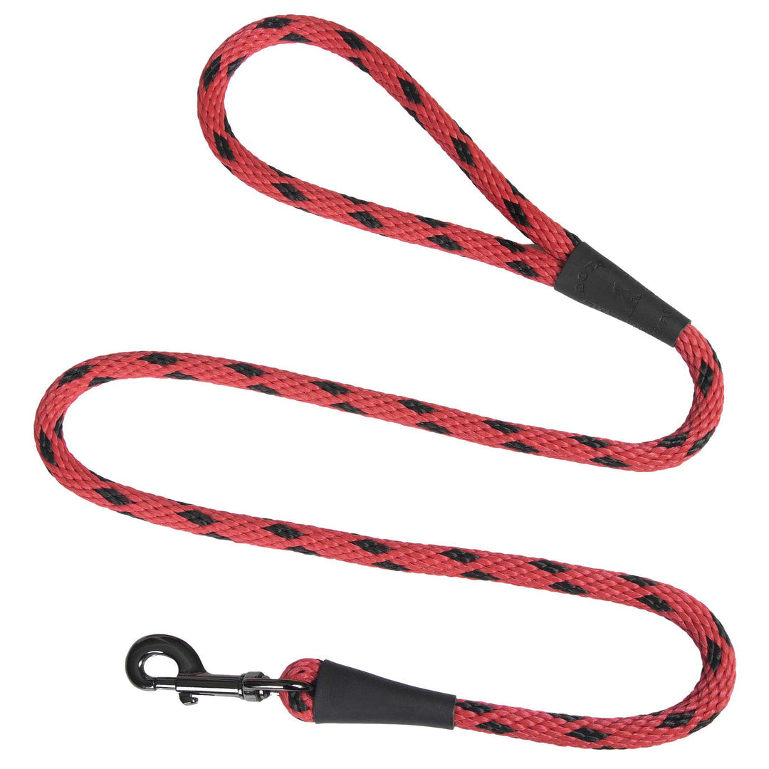 Mendota Snap Leash - Black Ice/Red