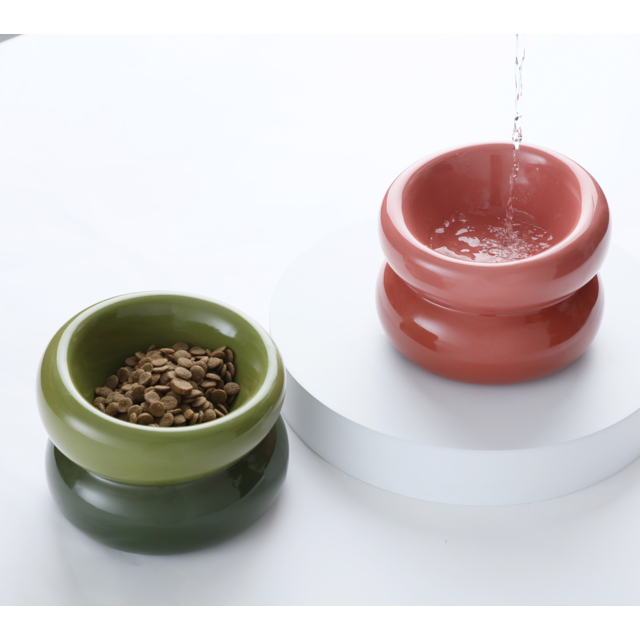 Pehom Soufflé Pet Bowl - Avocado Green