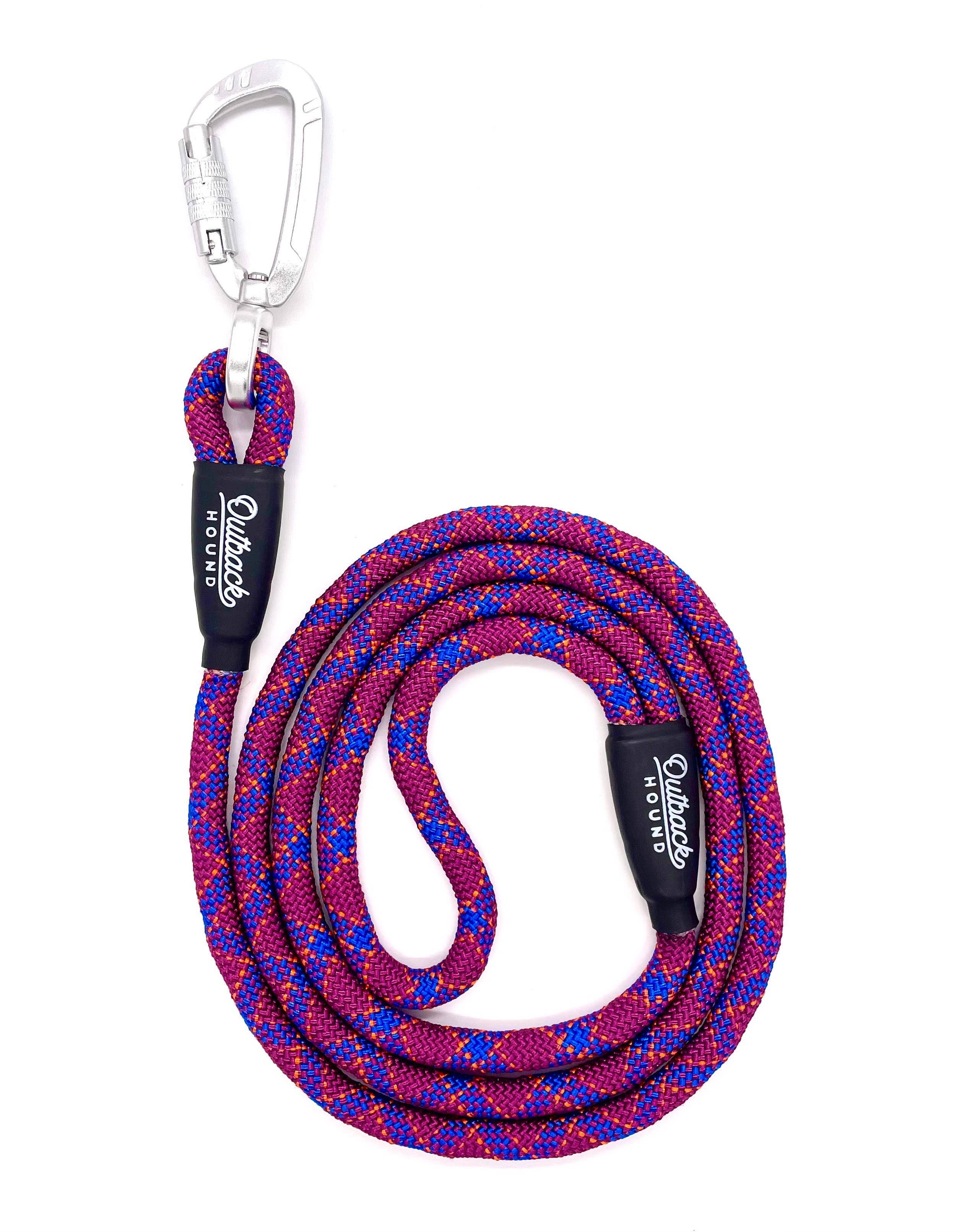 Outback Hound Swivel All-Terrain Dog Leash - Purple