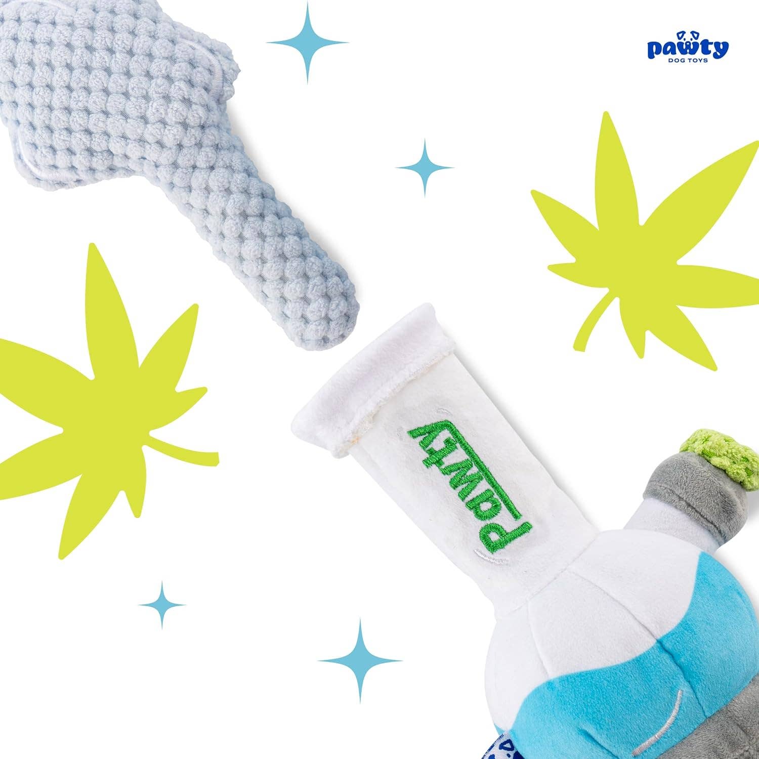 PAWTY 420 SERIES Bong Plush Dog Toy