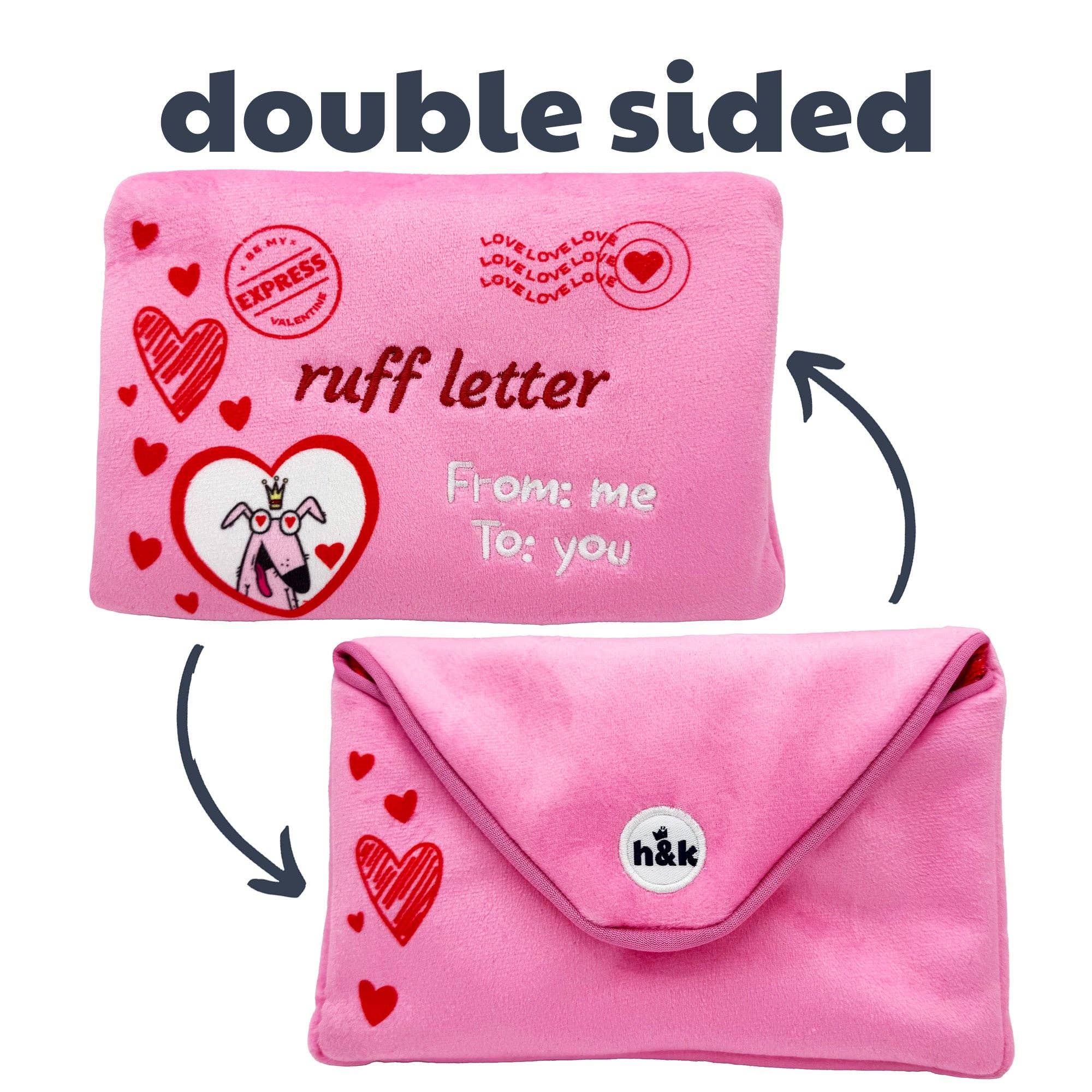 Huxley & Kent Seek 'n Treat Ruff Letter Dog Toy