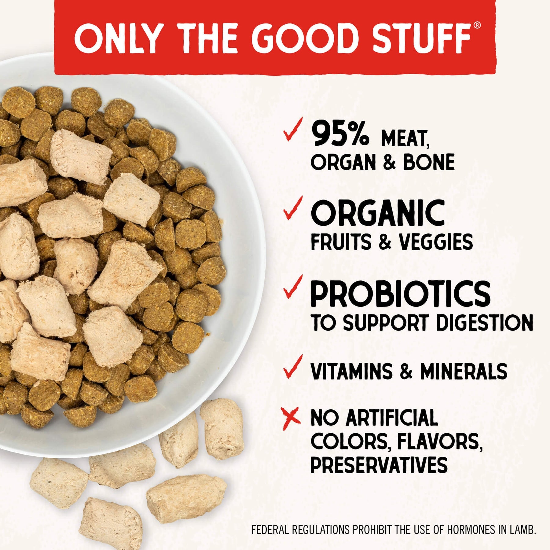 Stella & Chewy's Dog Meal Mixer Lamb FD