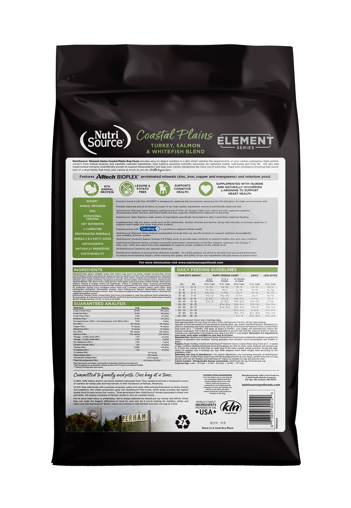 Nutrisource Dog Element Series Coastal Plains