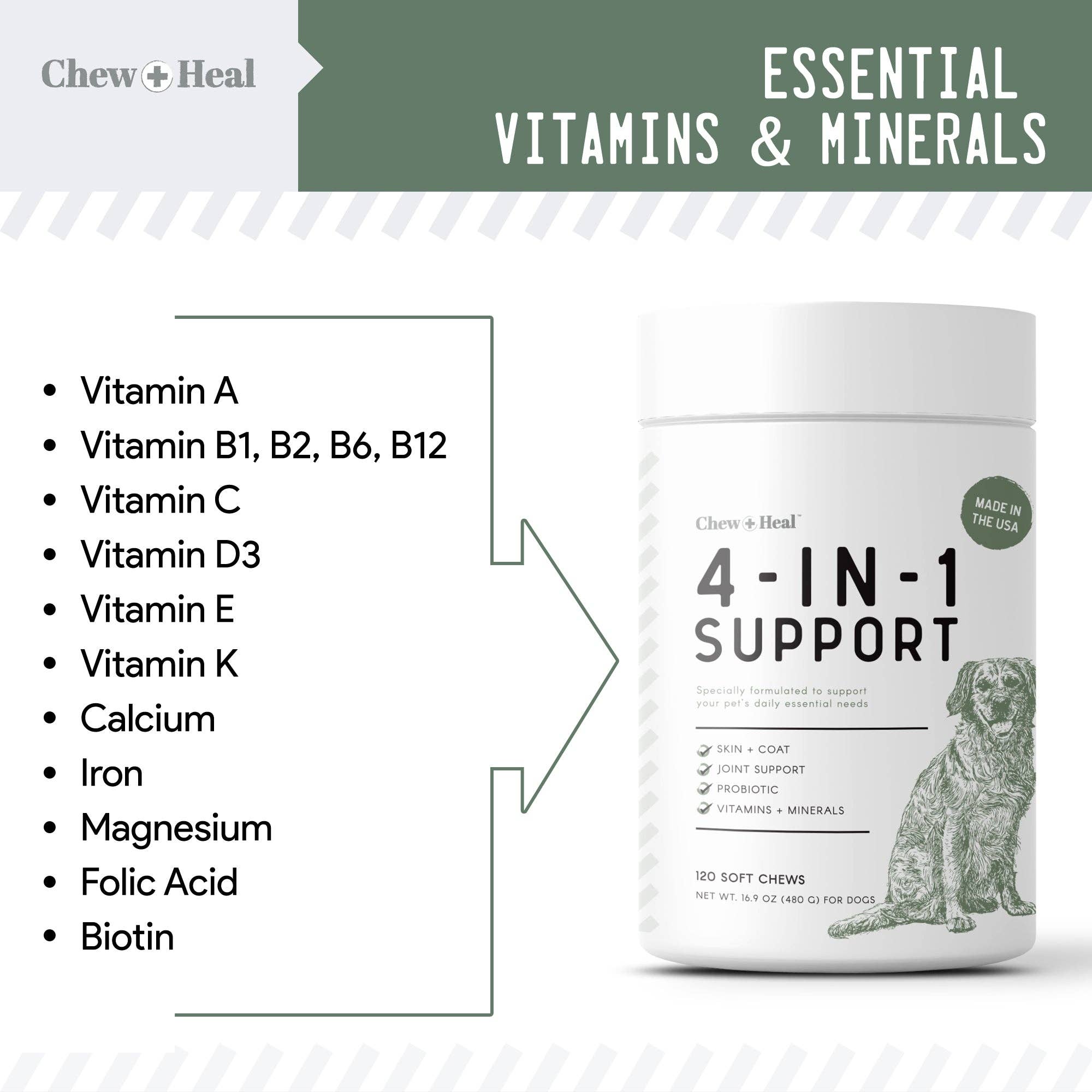 Chew + Heal 4-IN-1 Support Supplement