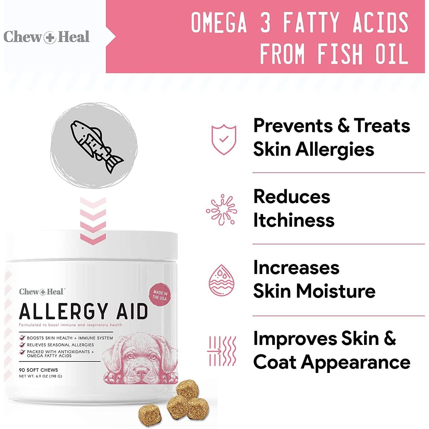 Chew + Heal Allergy Chews with Antioxidants