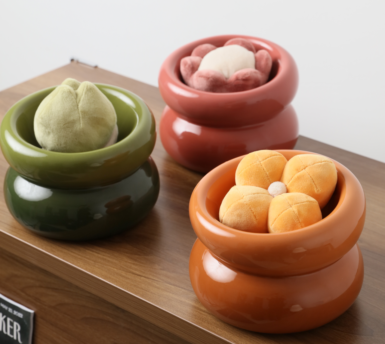 Pehom Soufflé Pet Bowl - Amber Orange