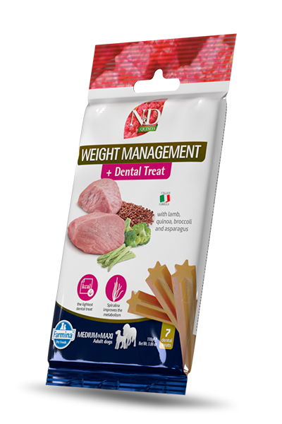Farmina Dog Med & Maxi Weight Management Quinoa Lamb & Broccoli Dental Treats