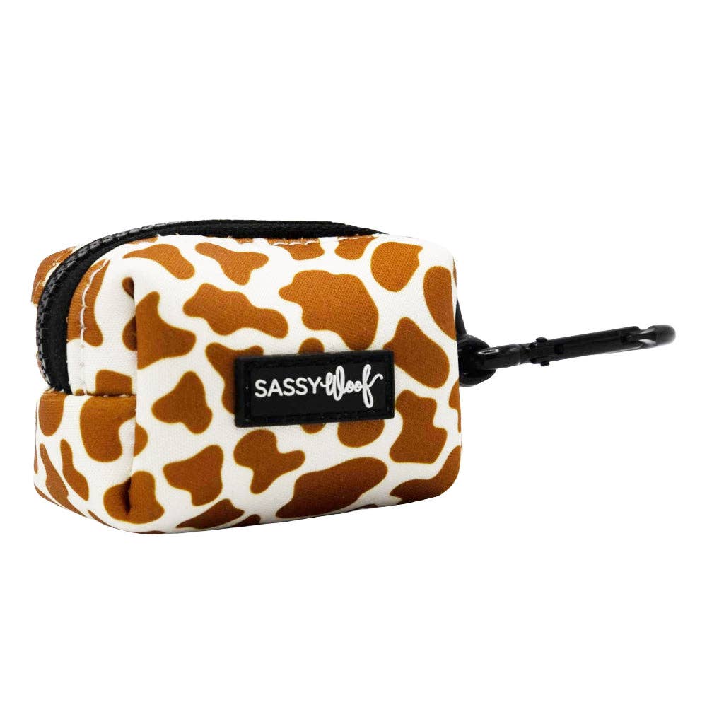 Sassy Woof Waste Bag Holder - Chocolate Milk