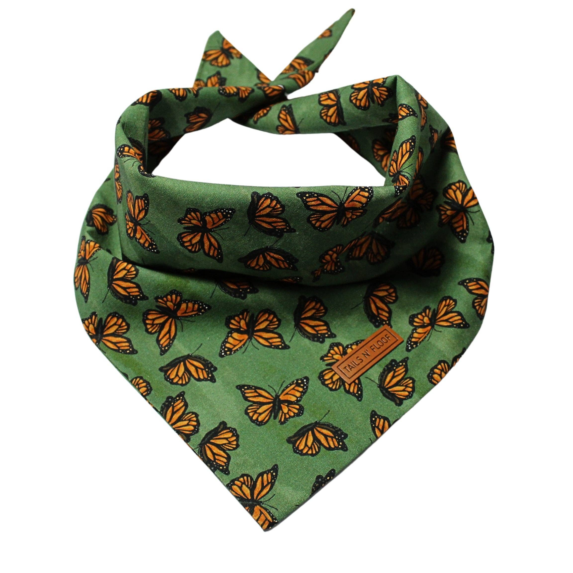 Tails N' Floof Monarch Butterflies Bandana