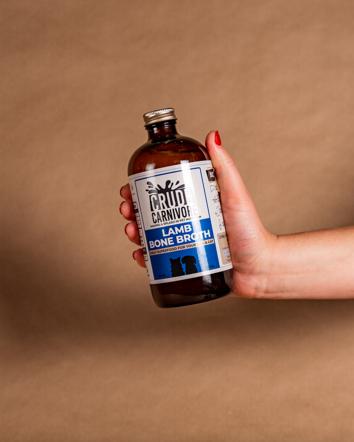 Crude Carnivore Lamb Bone Broth 16oz