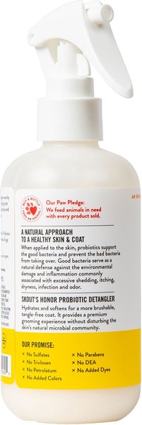 Skout's honor detangler honeysuckle 8oz