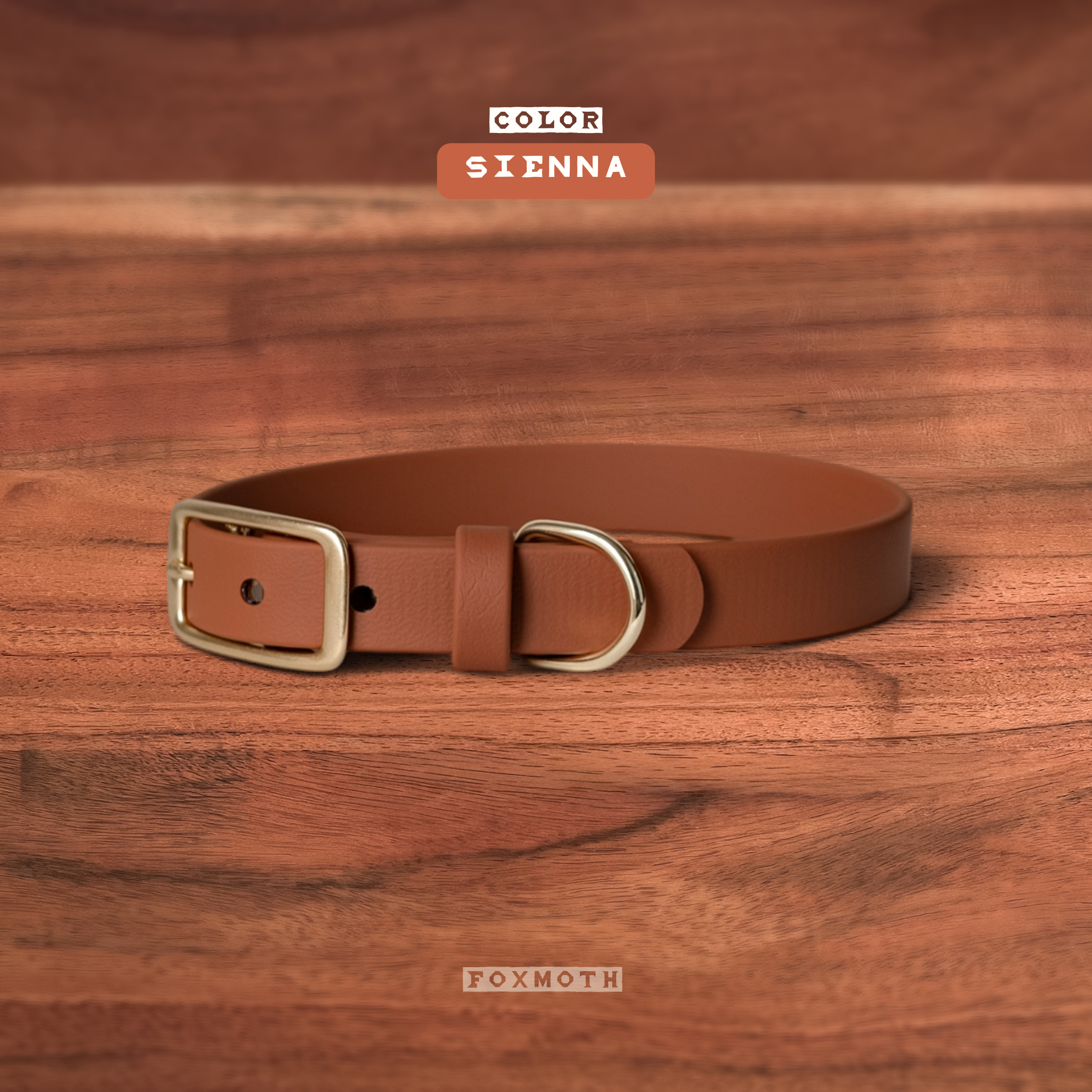 Foxmoth Waterproof Biothane Collar