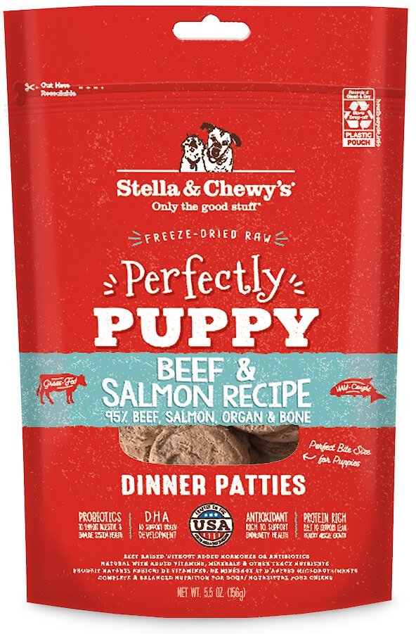 Stella & Chewy's Puppy Patties Beef Salmon FD