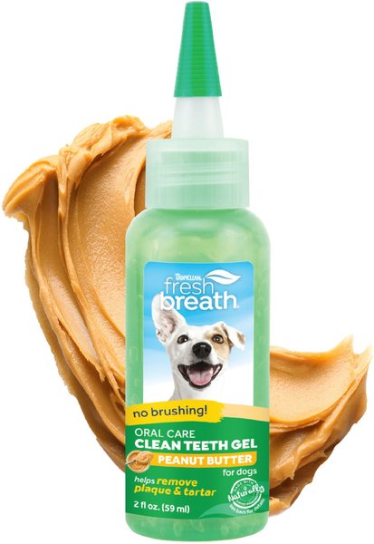 Tropiclean Fresh Breath Teeth Gel Peanut Butter 2oz