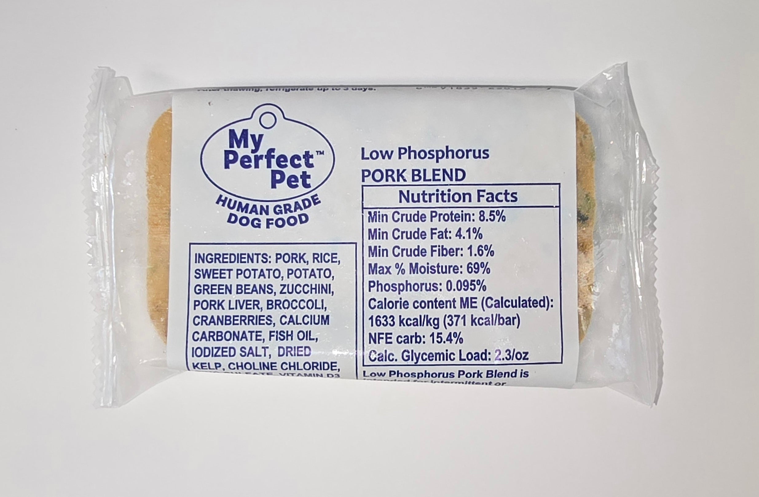 My Perfect Pet Dog Low Phosphorus Pork Single Bar