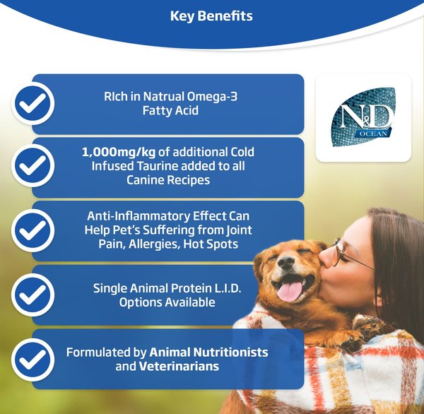 Farmina Dog N&D Ocean Codfish & Orange Ancestral Grain Medium & Maxi Adult