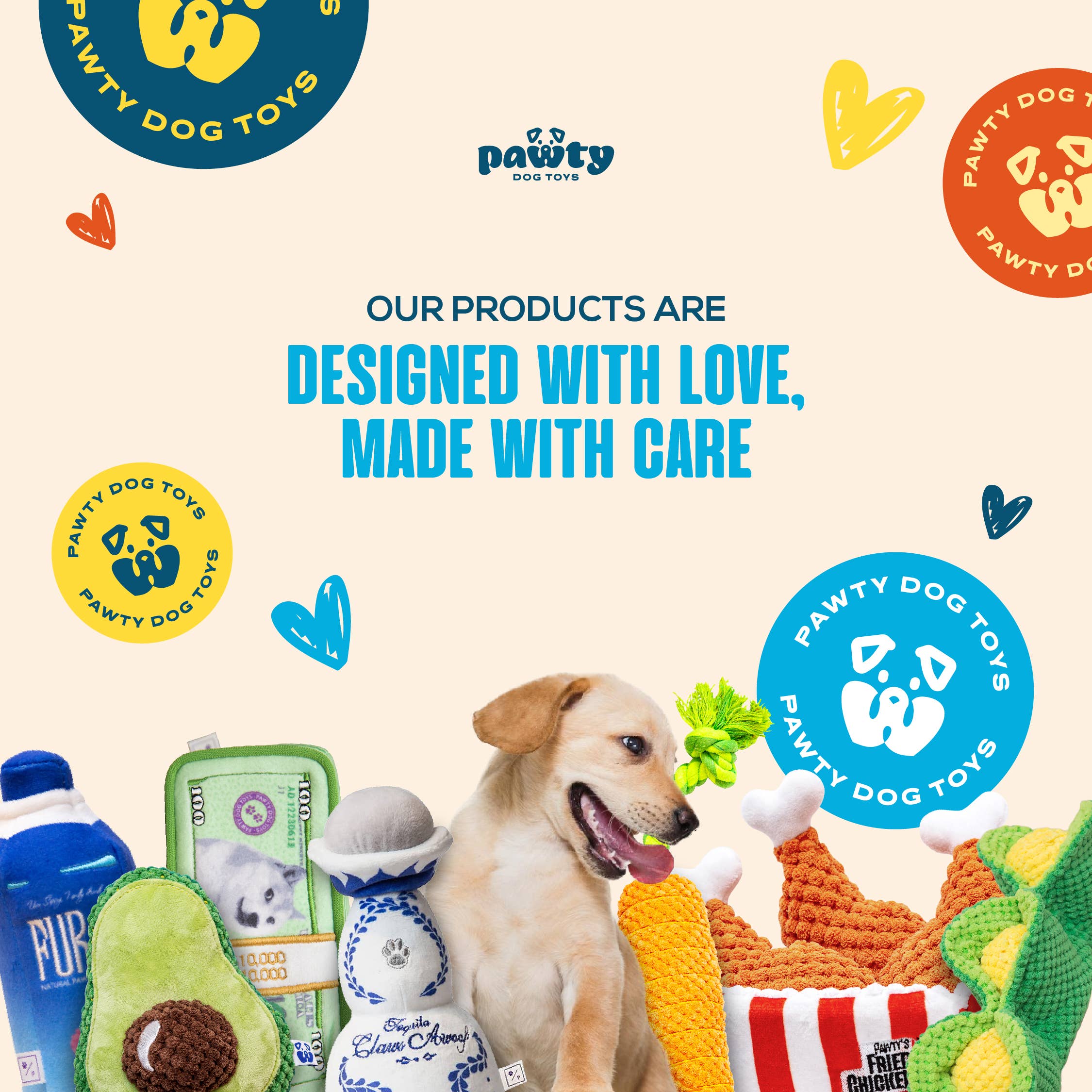 PAWTY Fried Chicken Interactive Snuffle Mat Dog Toy