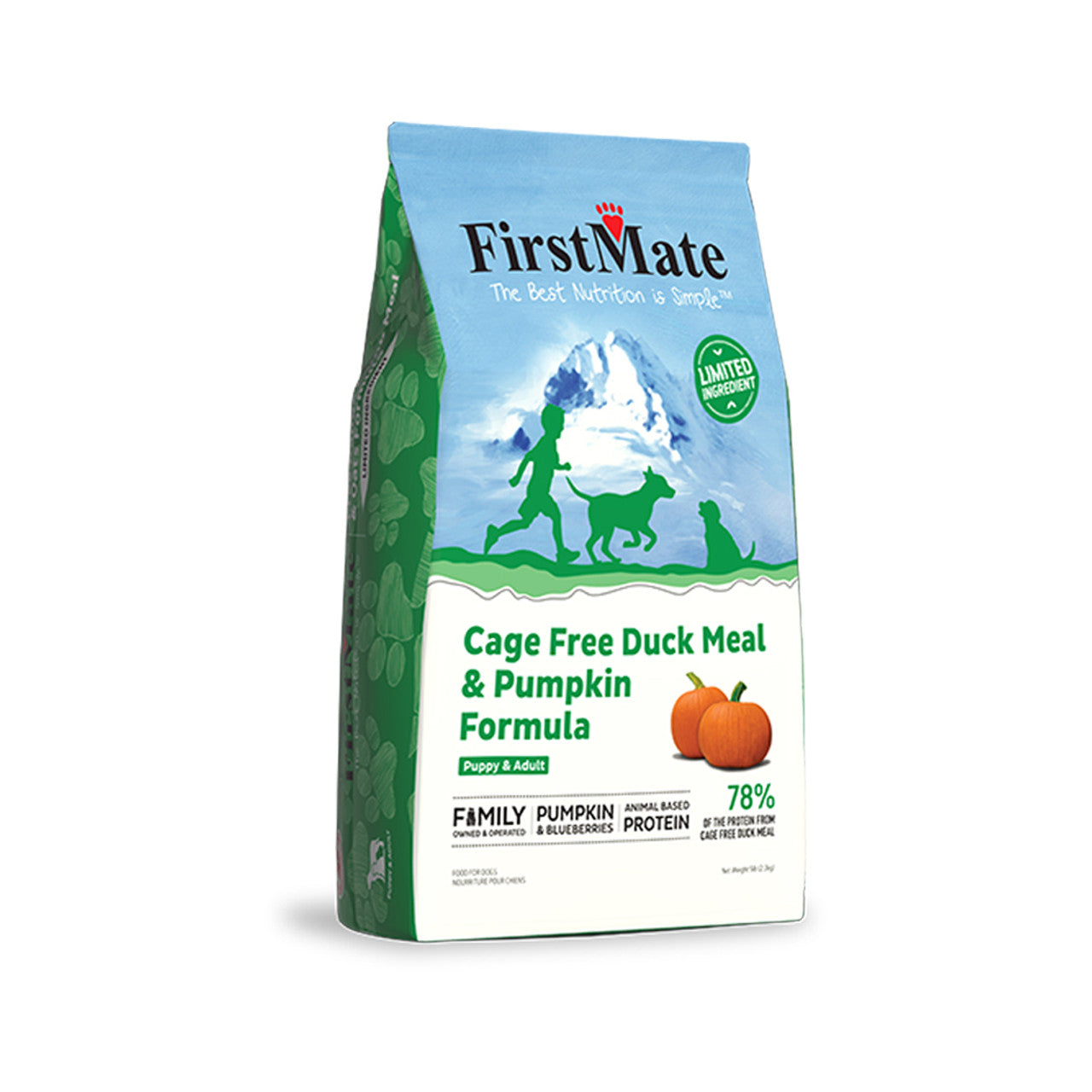 FirstMate Limited Ingredient Cage Free Duck Meal & Pumpkin Formula