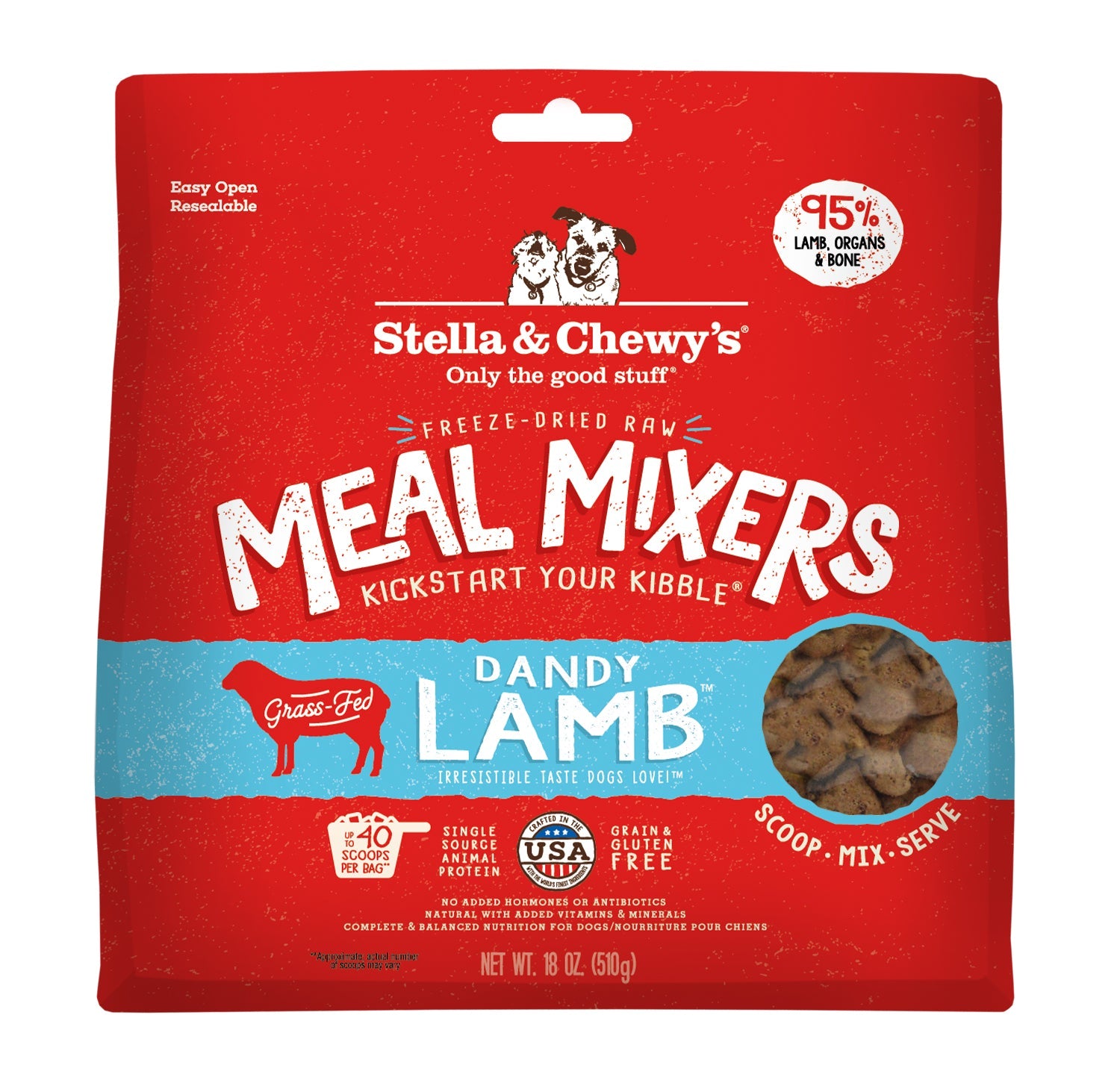 Stella & Chewy's Dog Meal Mixer Lamb FD