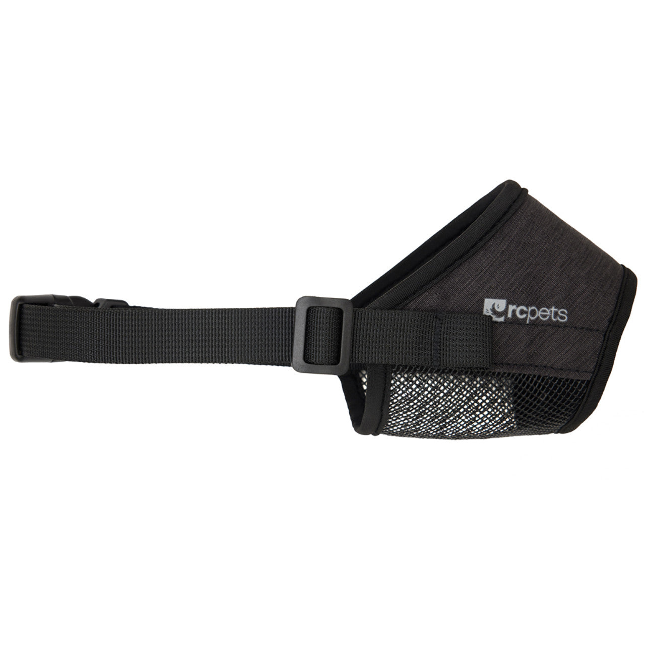 Rc Pets Soft Fit Muzzle Heather Black
