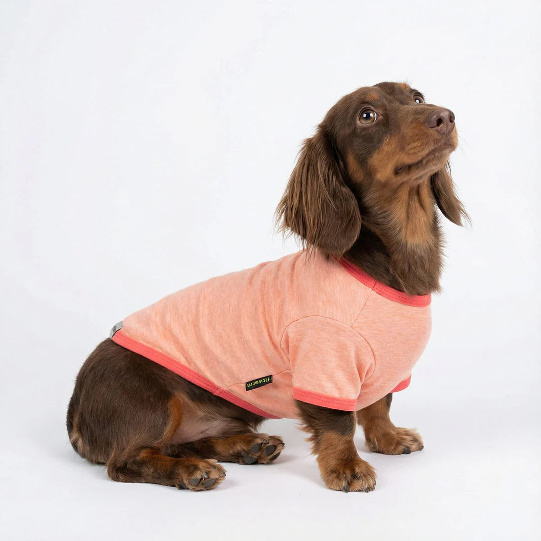 Fitwarm Solid Color Shirt Orange
