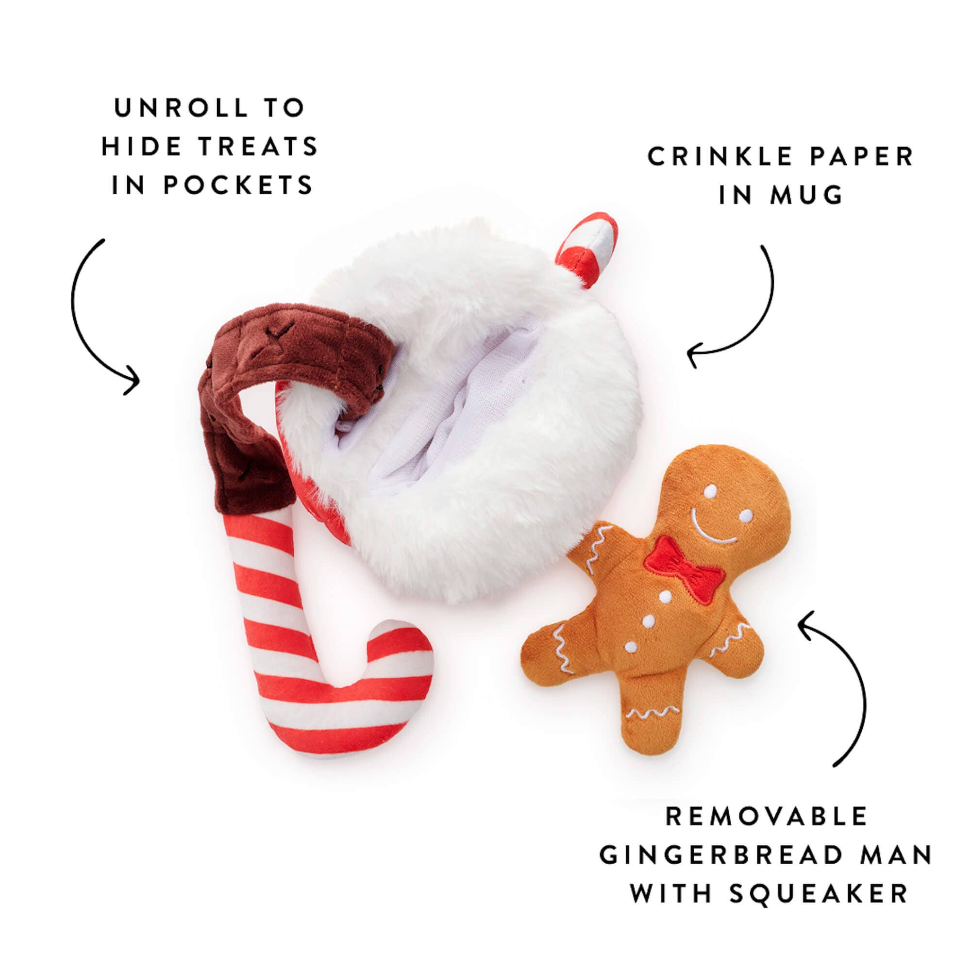 The Foggy Dog Hot Cocoa Interactive Snuffle Dog Toy