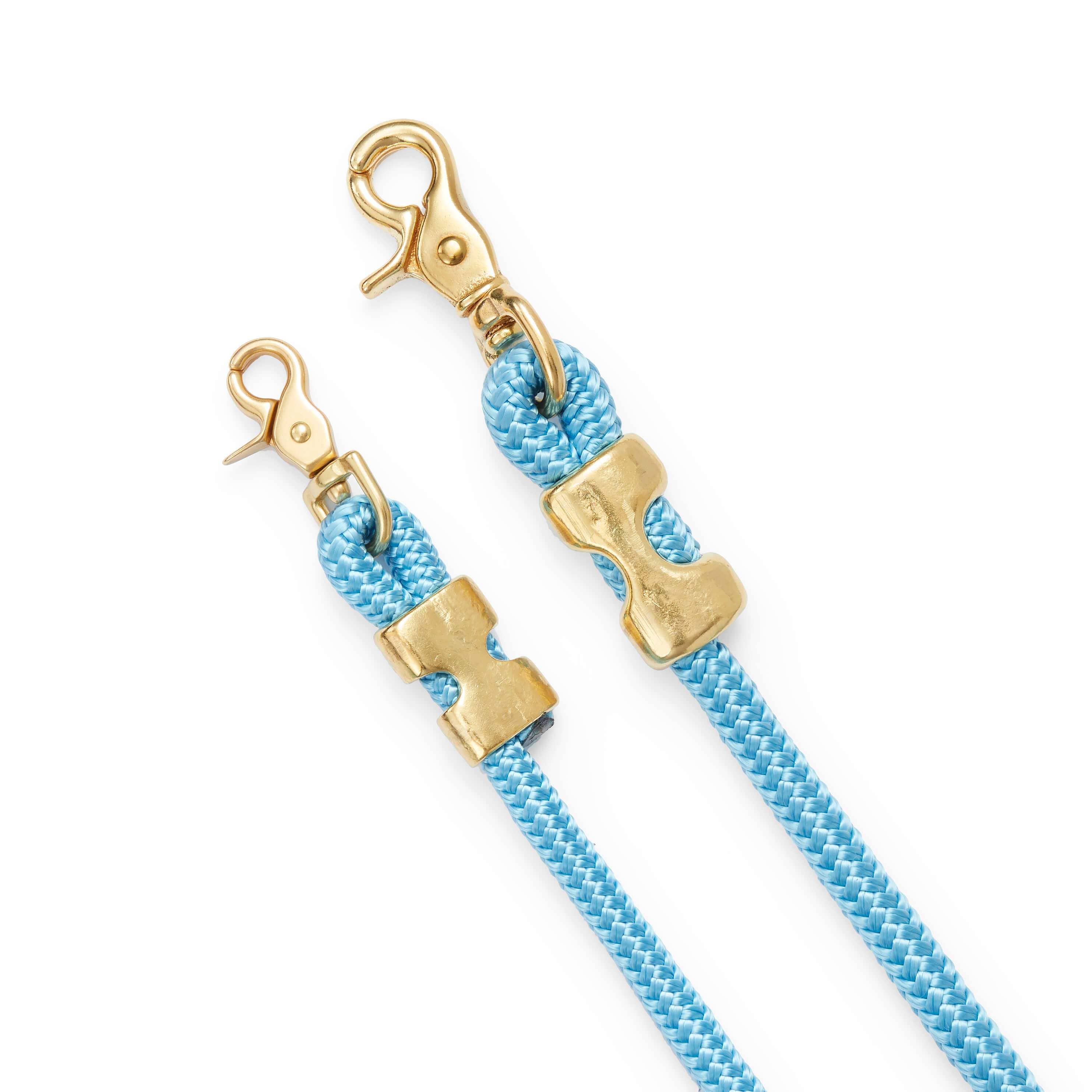 The Foggy Dog Powder Blue Marine Rope Dog Leash