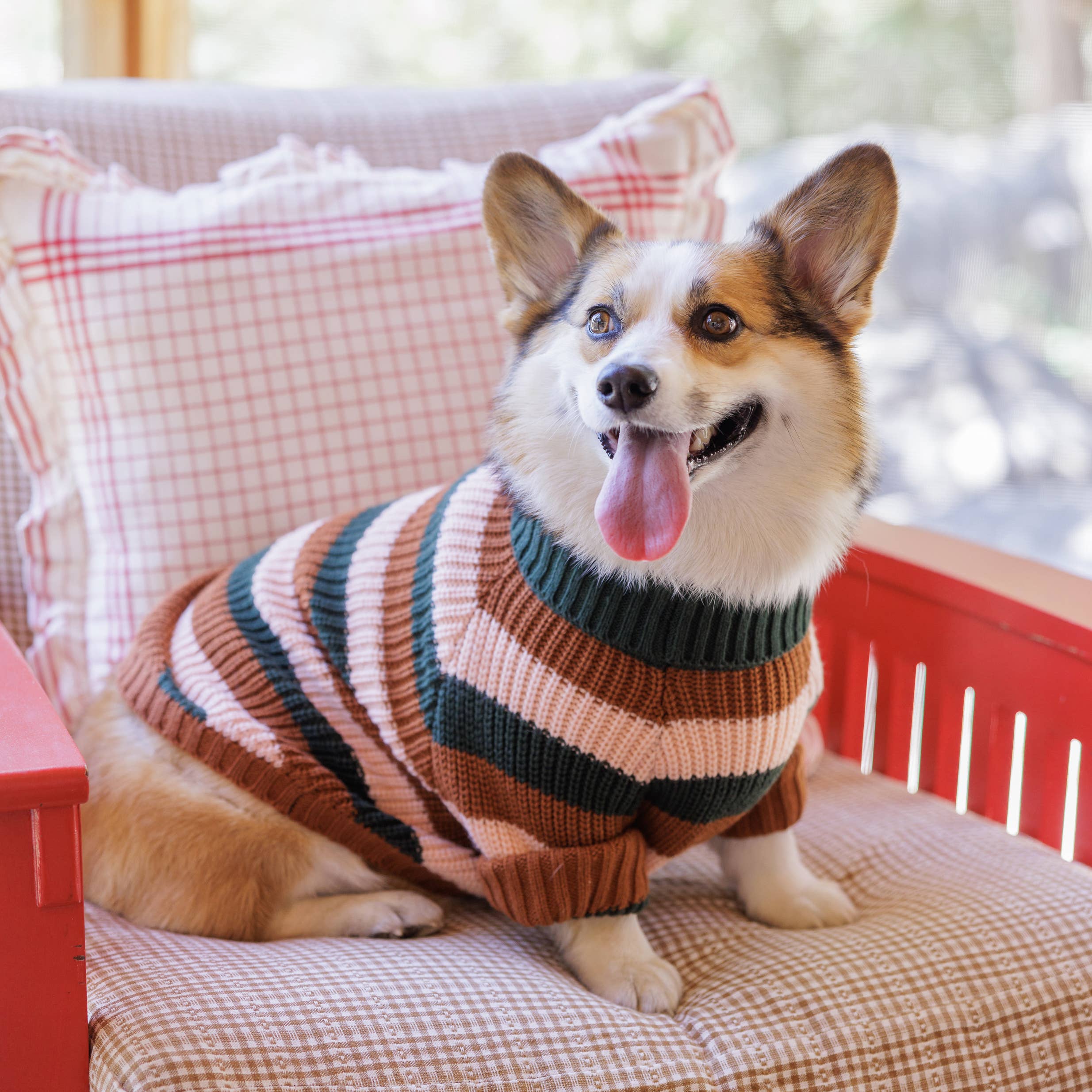 The Foggy Dog Bold Stripe Dog Sweater