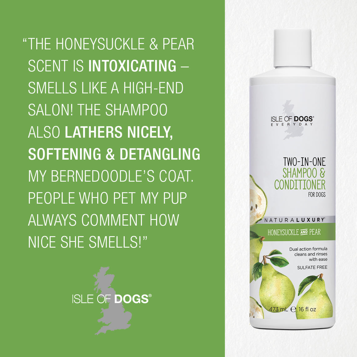 Isle of Dogs Two-in-One Shampoo/Conditioner 16oz