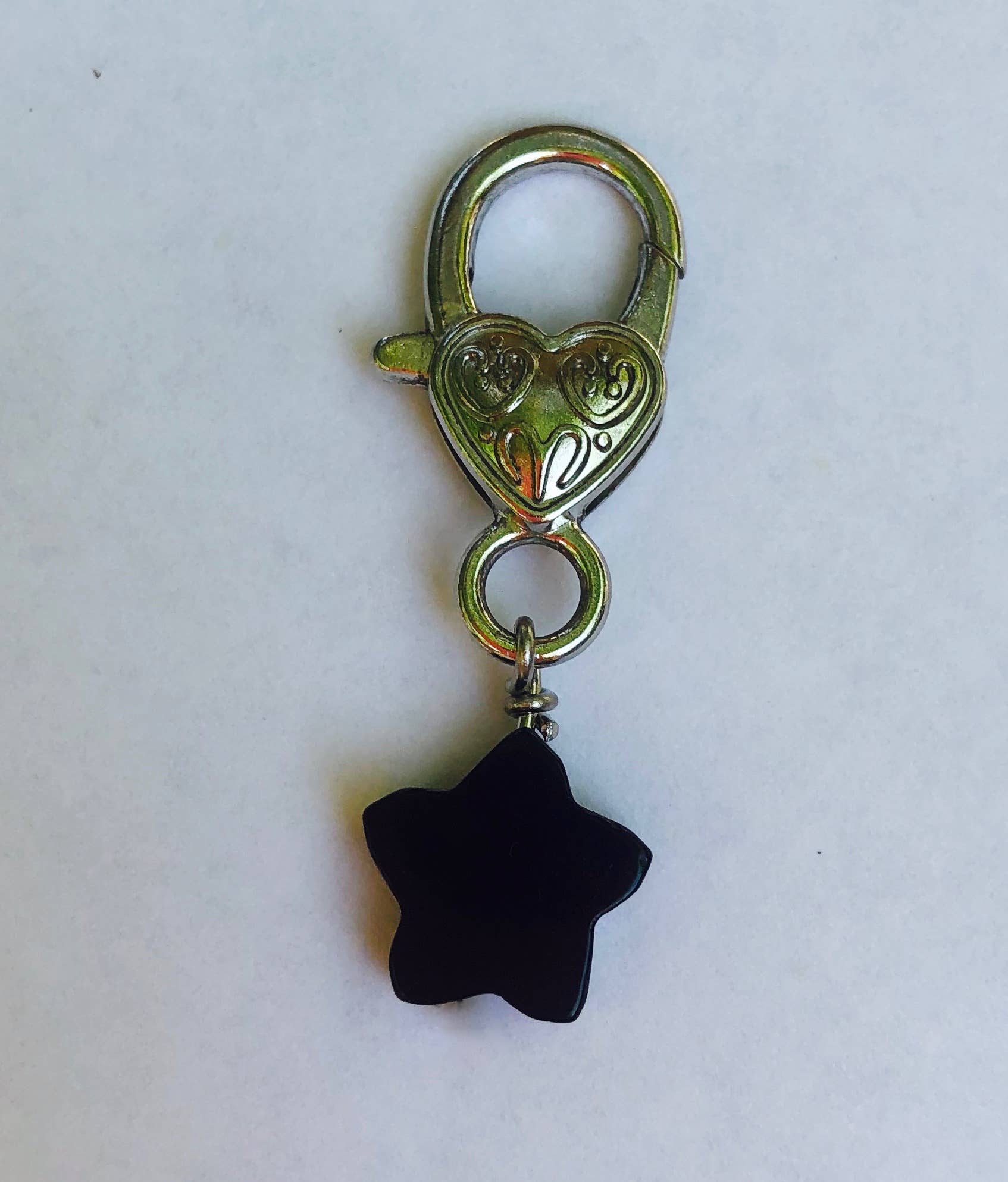 Crystal Pet Love Black Obsidian Star