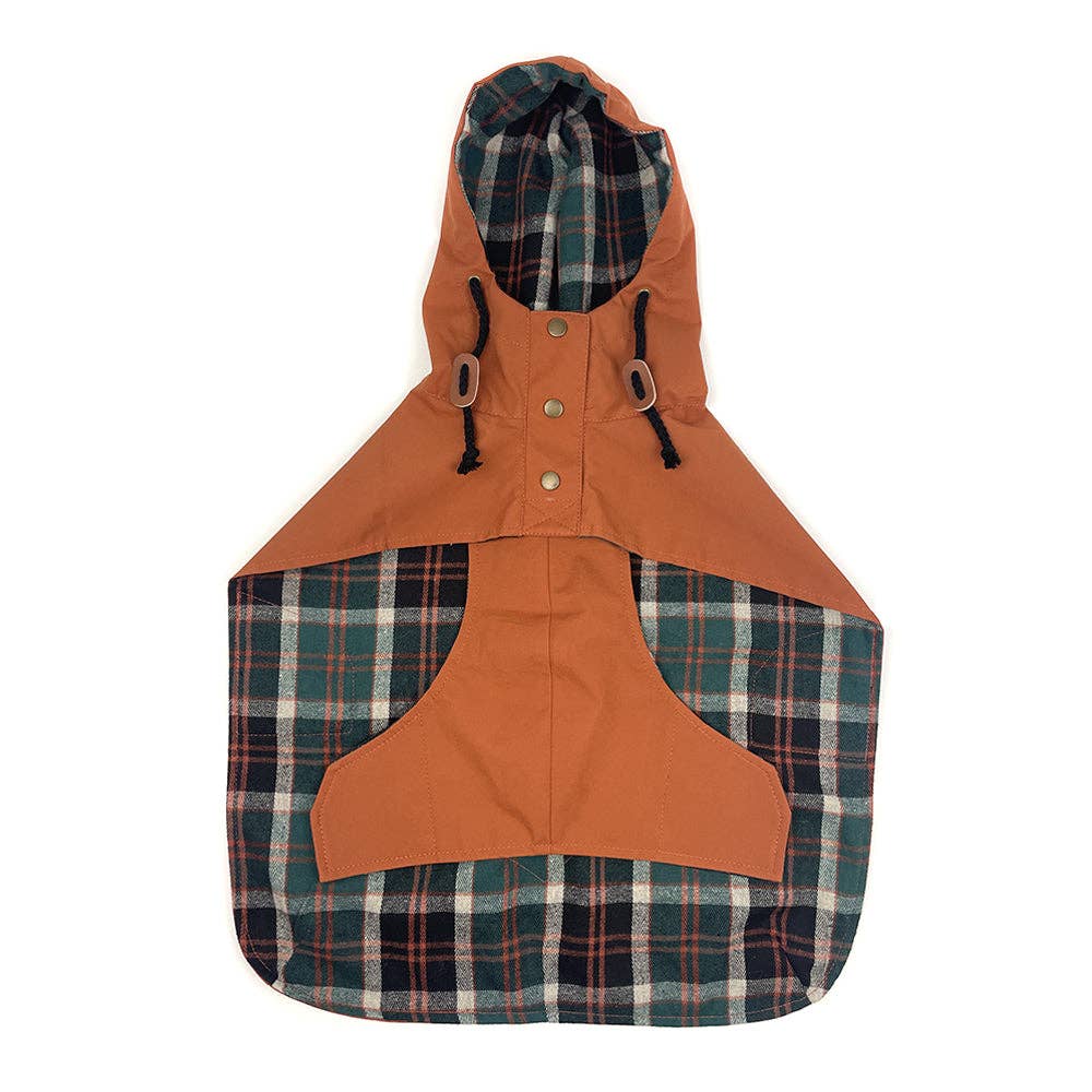 Milltown Burnt Orange Rain Poncho