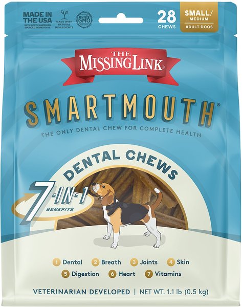 Missing Link Smartmouth Dental Chew Small/Medium 1.1lbs