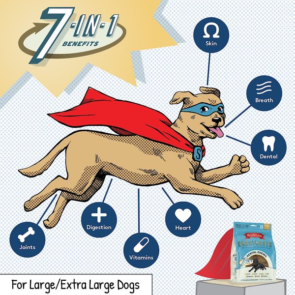Missing Link Smartmouth Dental Chew Large/X-Large 2.2lbs