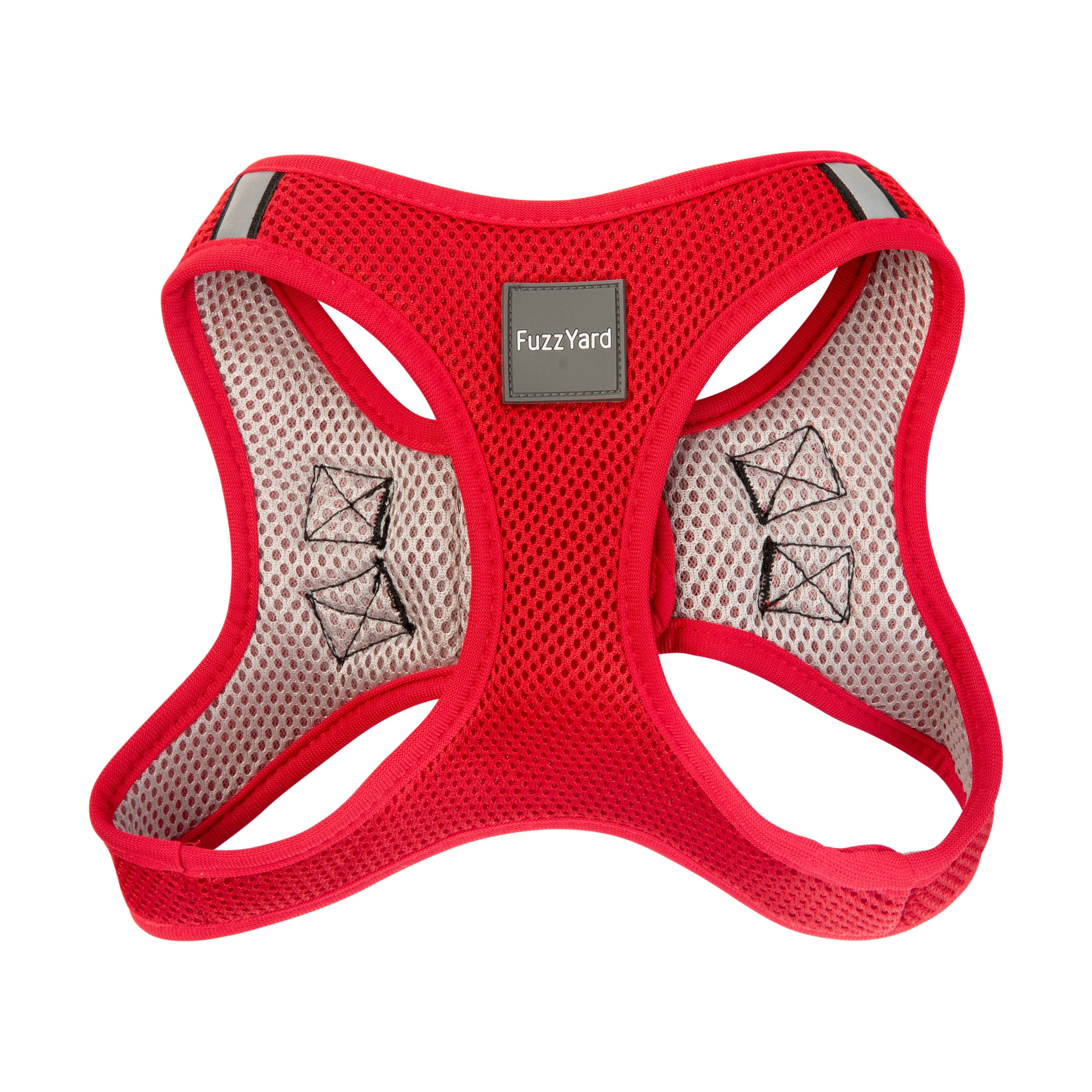 FuzzYard Step In Harness Rebel Red