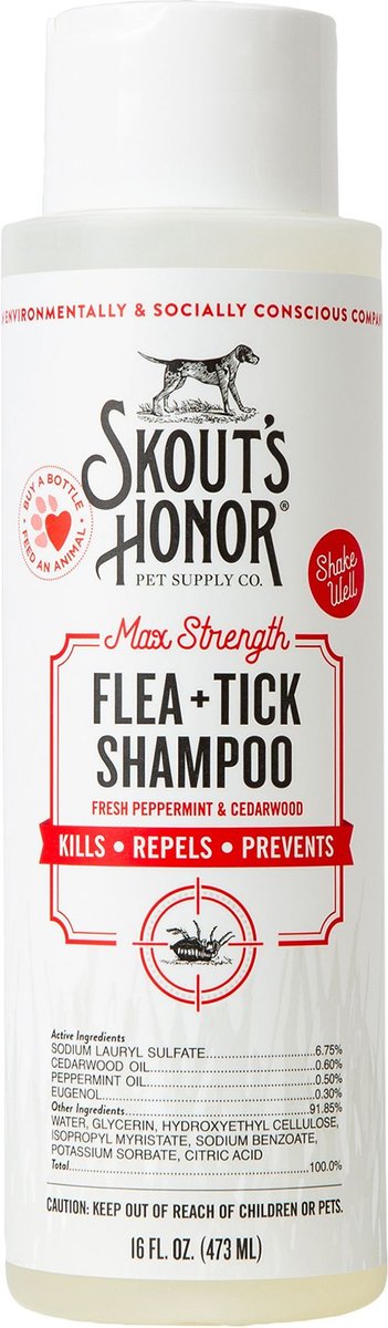 Skout’s Honor Flea & Tick Shampoo 16oz