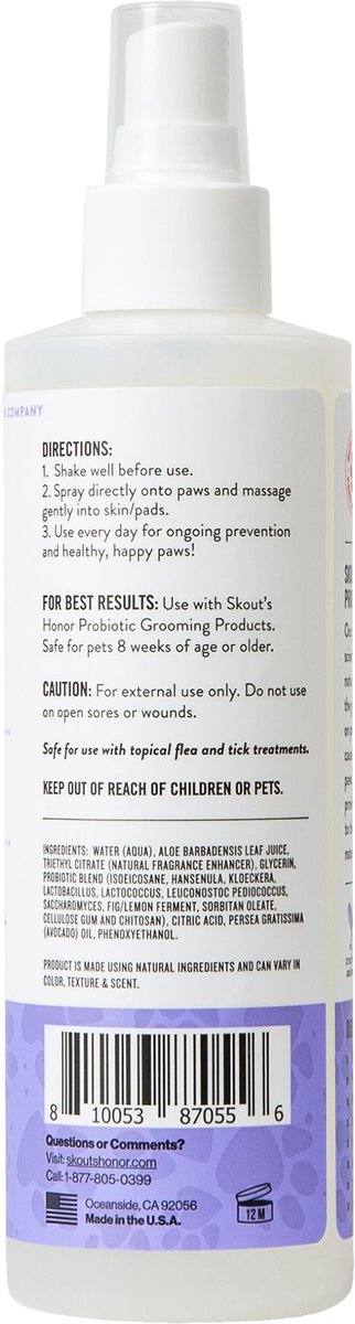 Skout's Honor Probiotic Paw Spray 8oz
