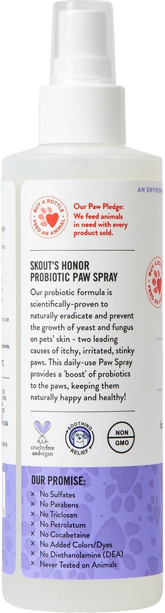 Skout's Honor Probiotic Paw Spray 8oz