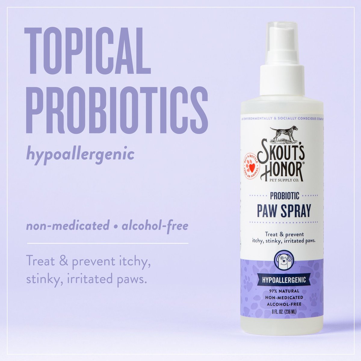 Skout's Honor Probiotic Paw Spray 8oz