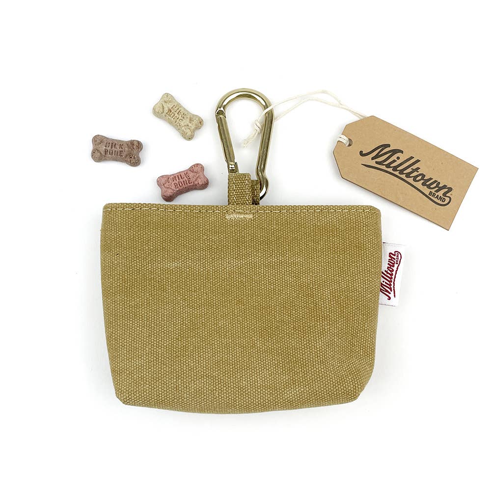 Dog Treat Case - Pigment Washed Canvas