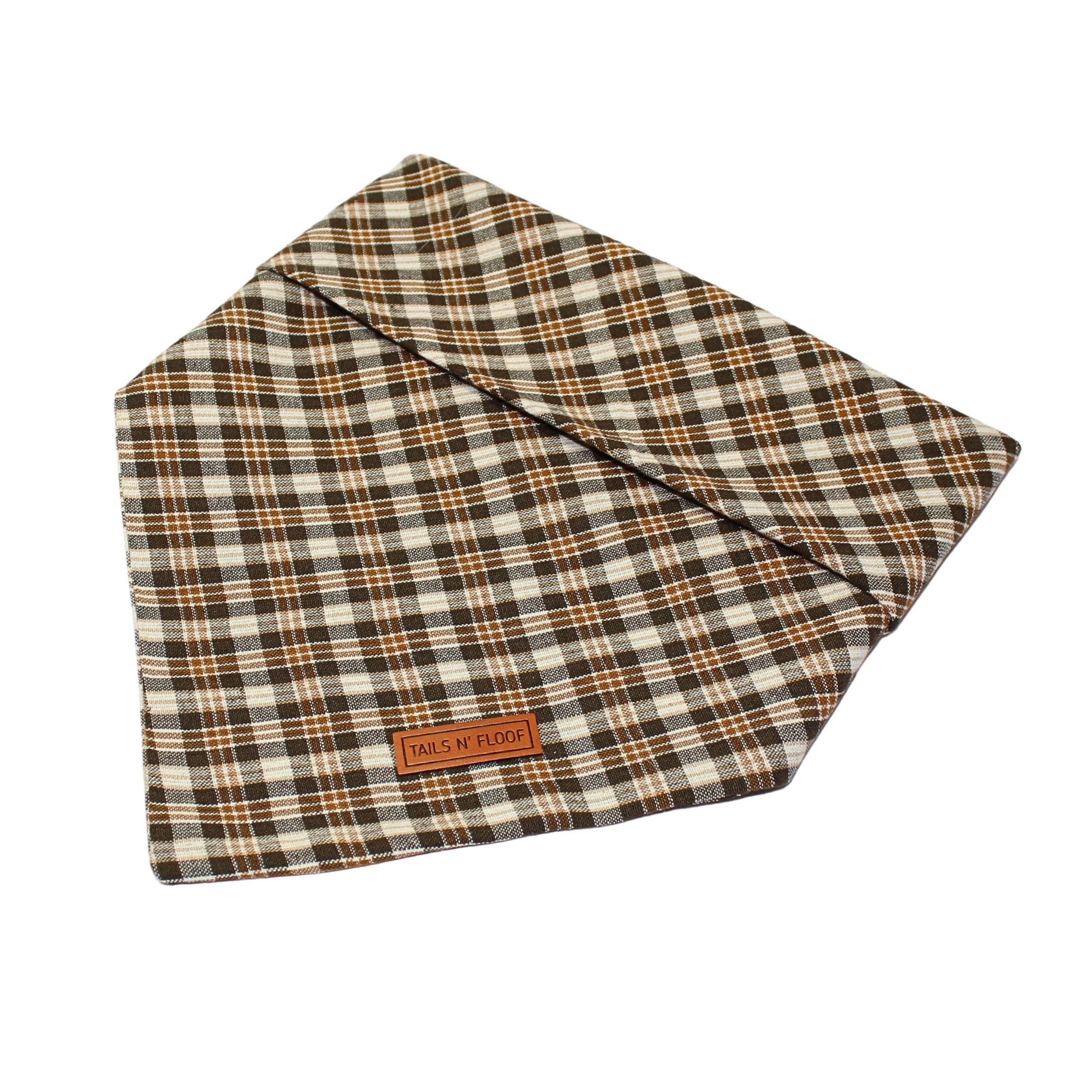 Tails N' Floof Coco Plaid Bandana