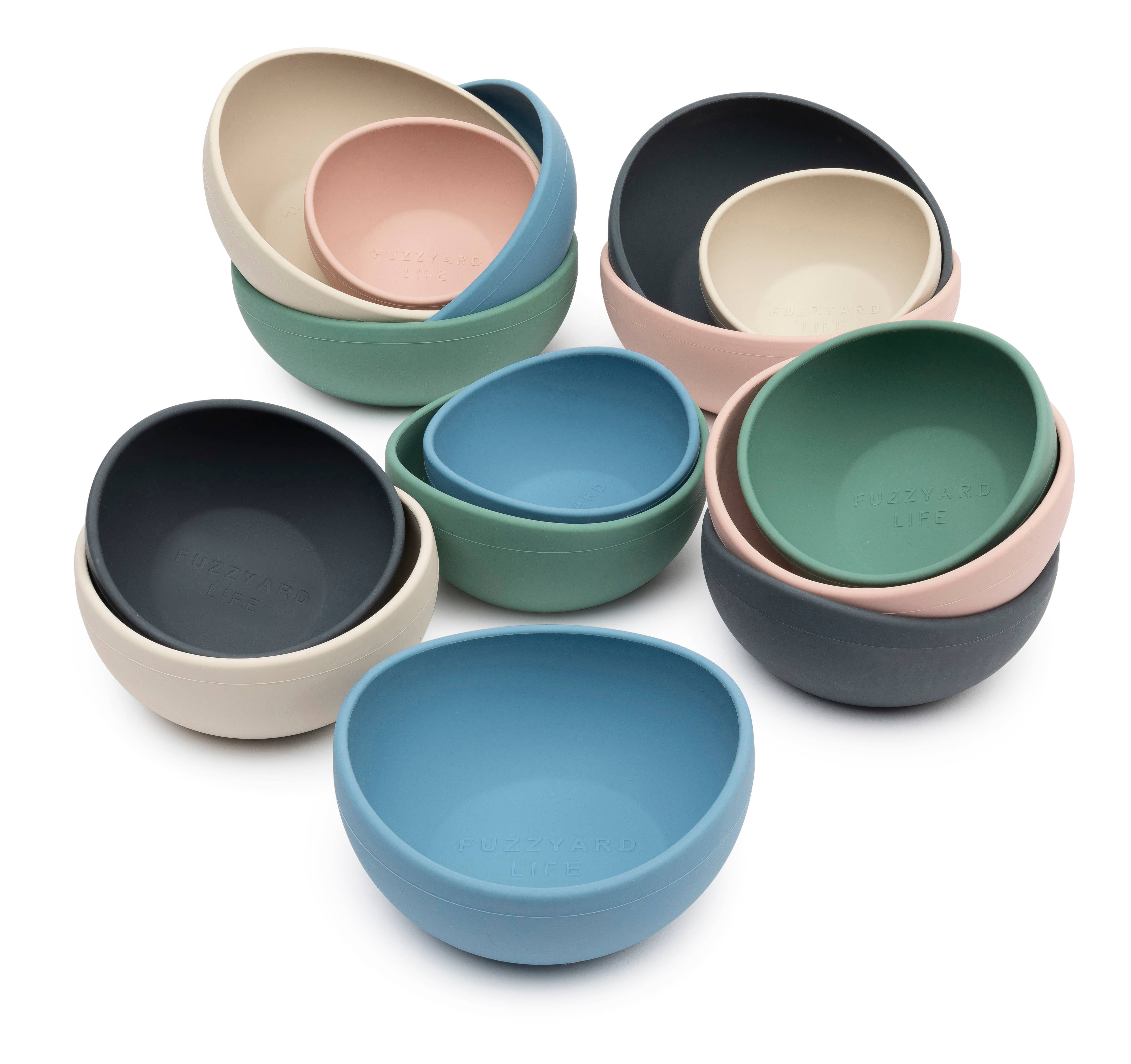 FuzzYard Life Silicone Bowl - French Blue L
