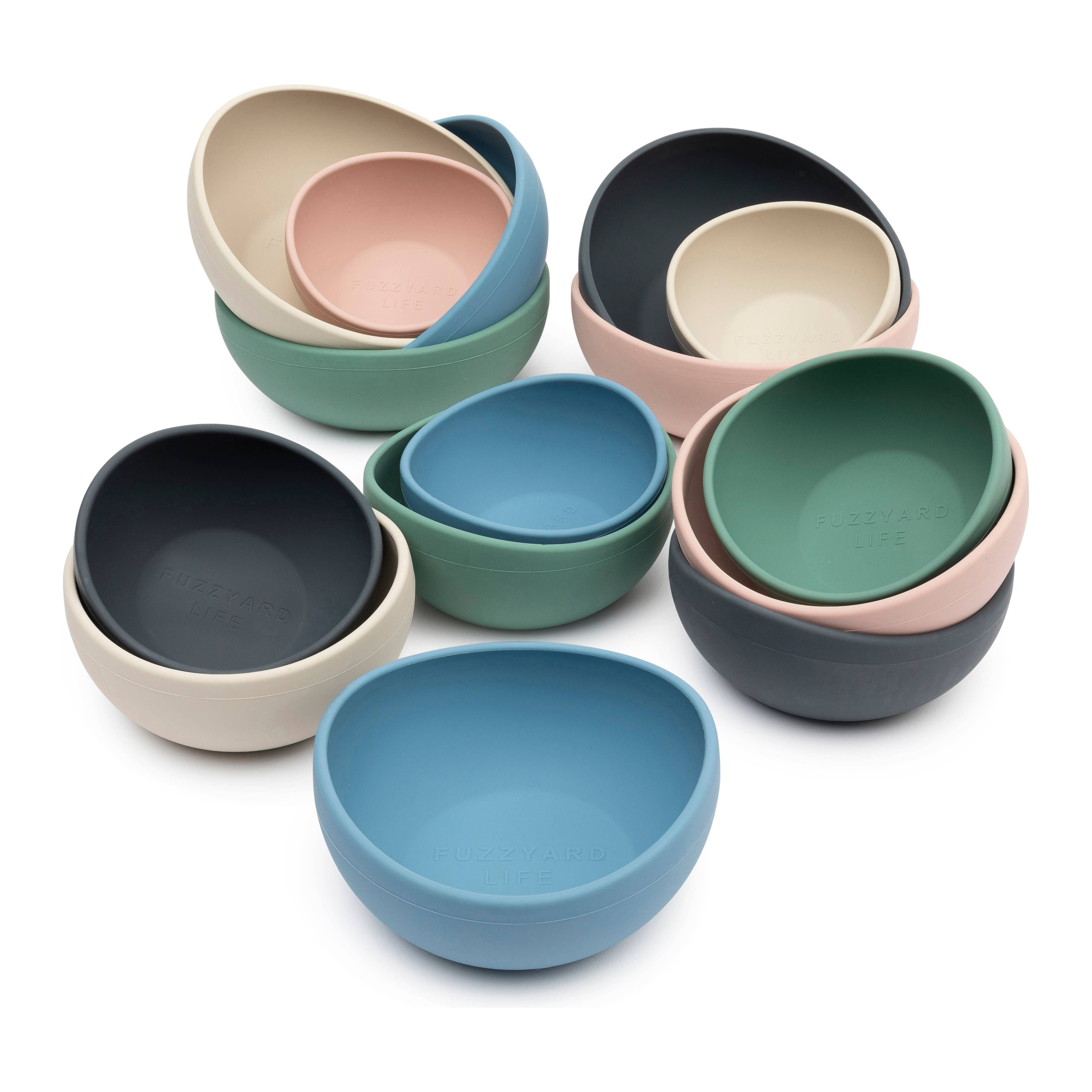 FuzzYard Life Silicone Bowl - French Blue S