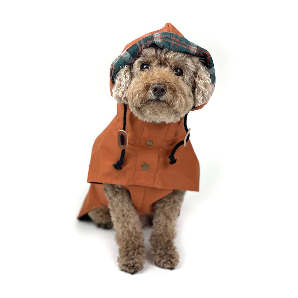 Milltown Burnt Orange Rain Poncho