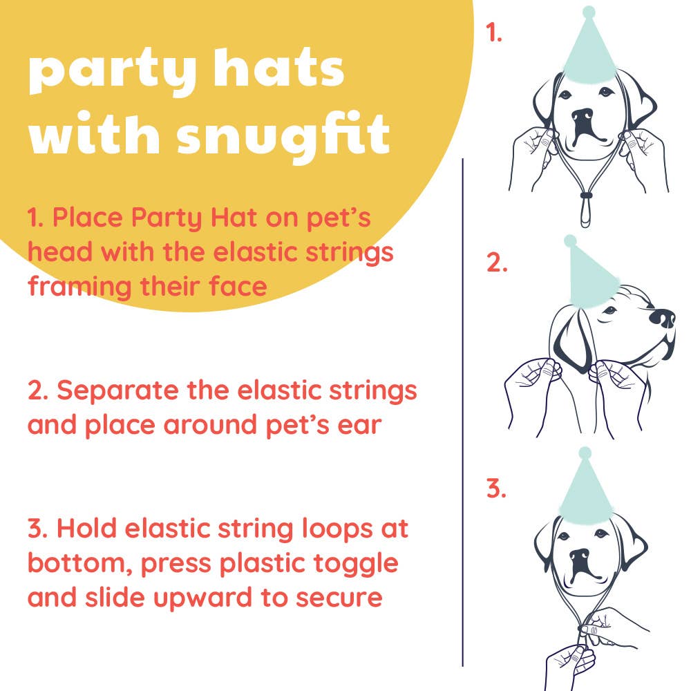 Party Time Pink Party Hat with SnugFit®