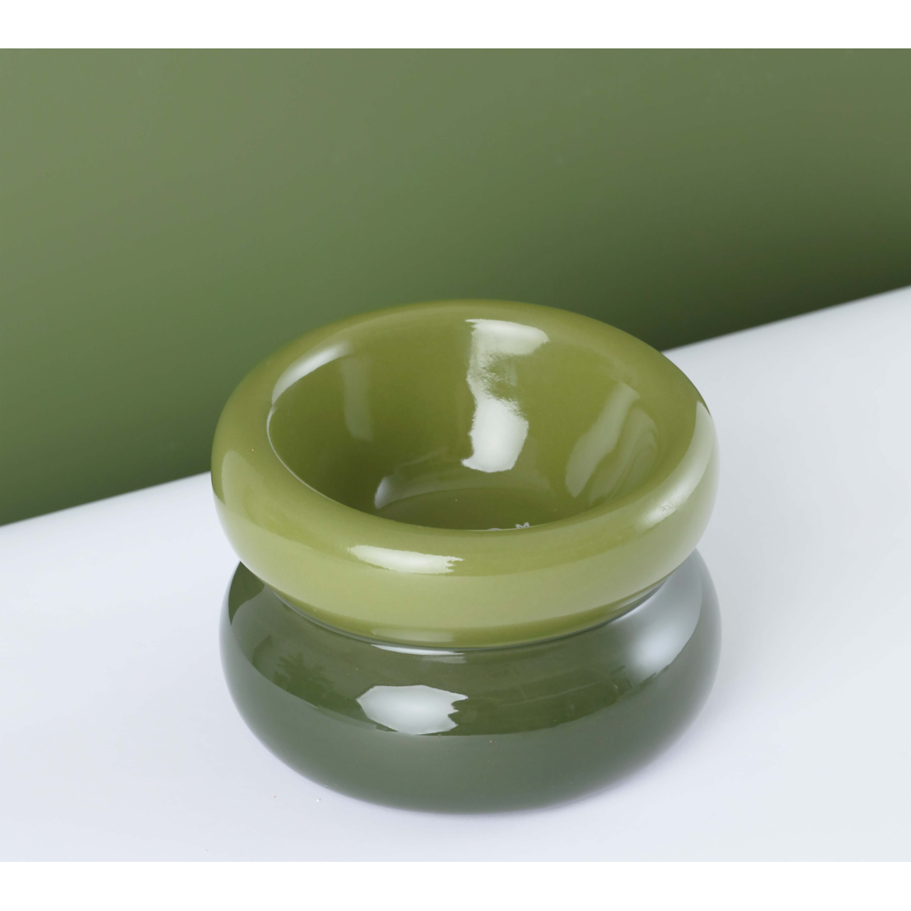 Pehom Soufflé Pet Bowl - Avocado Green