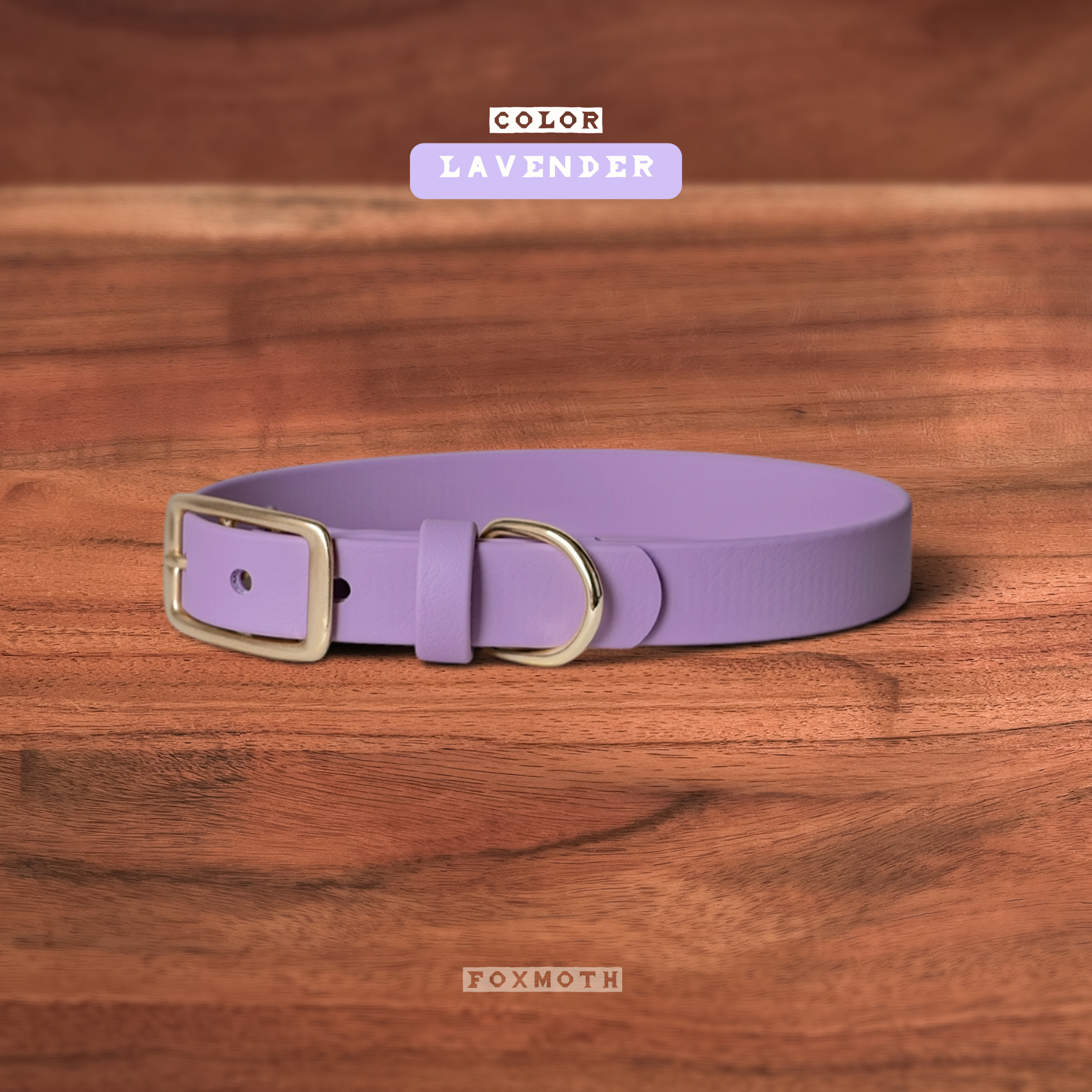 Foxmoth Waterproof Biothane Collar