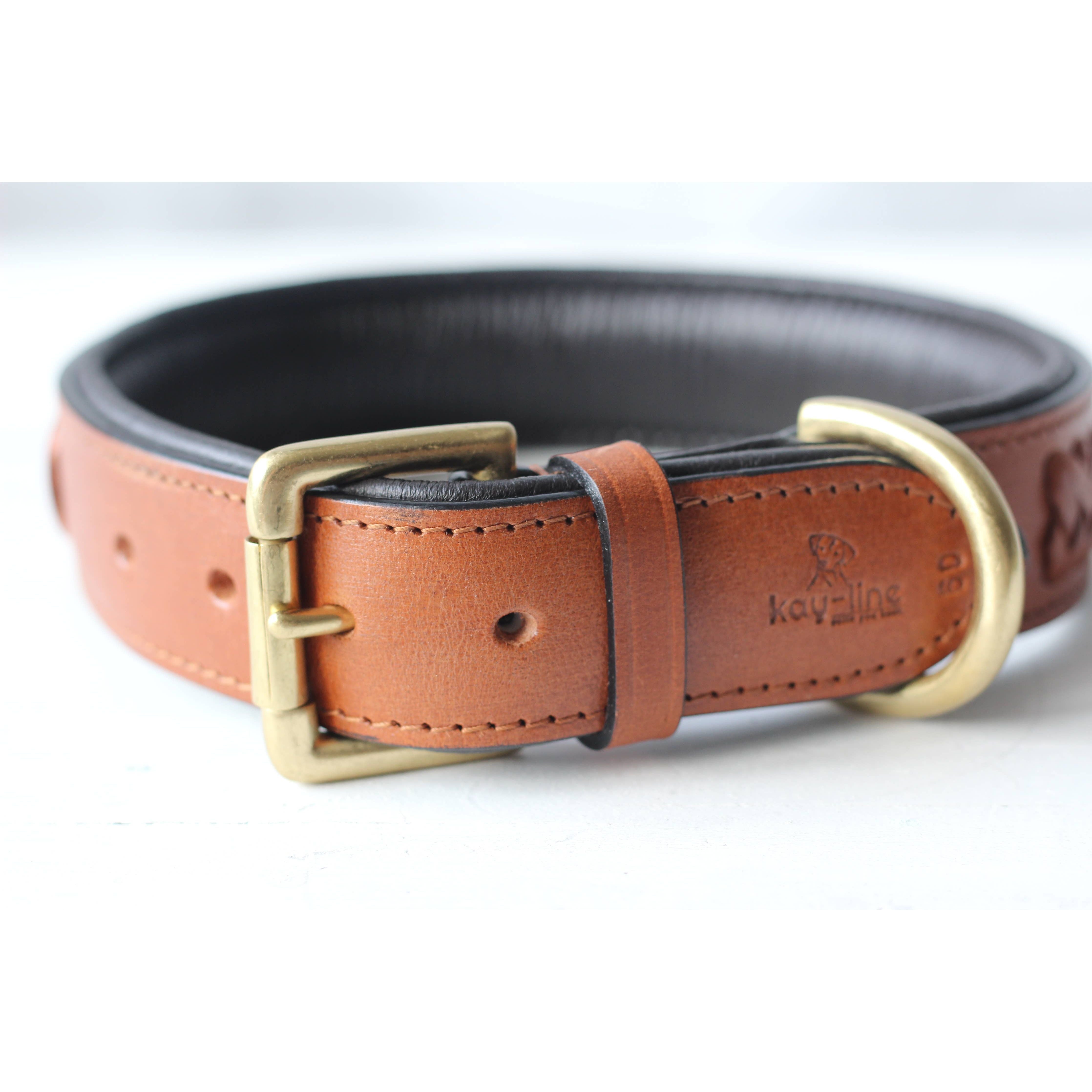 Kay-line LOVELETTER leather collar