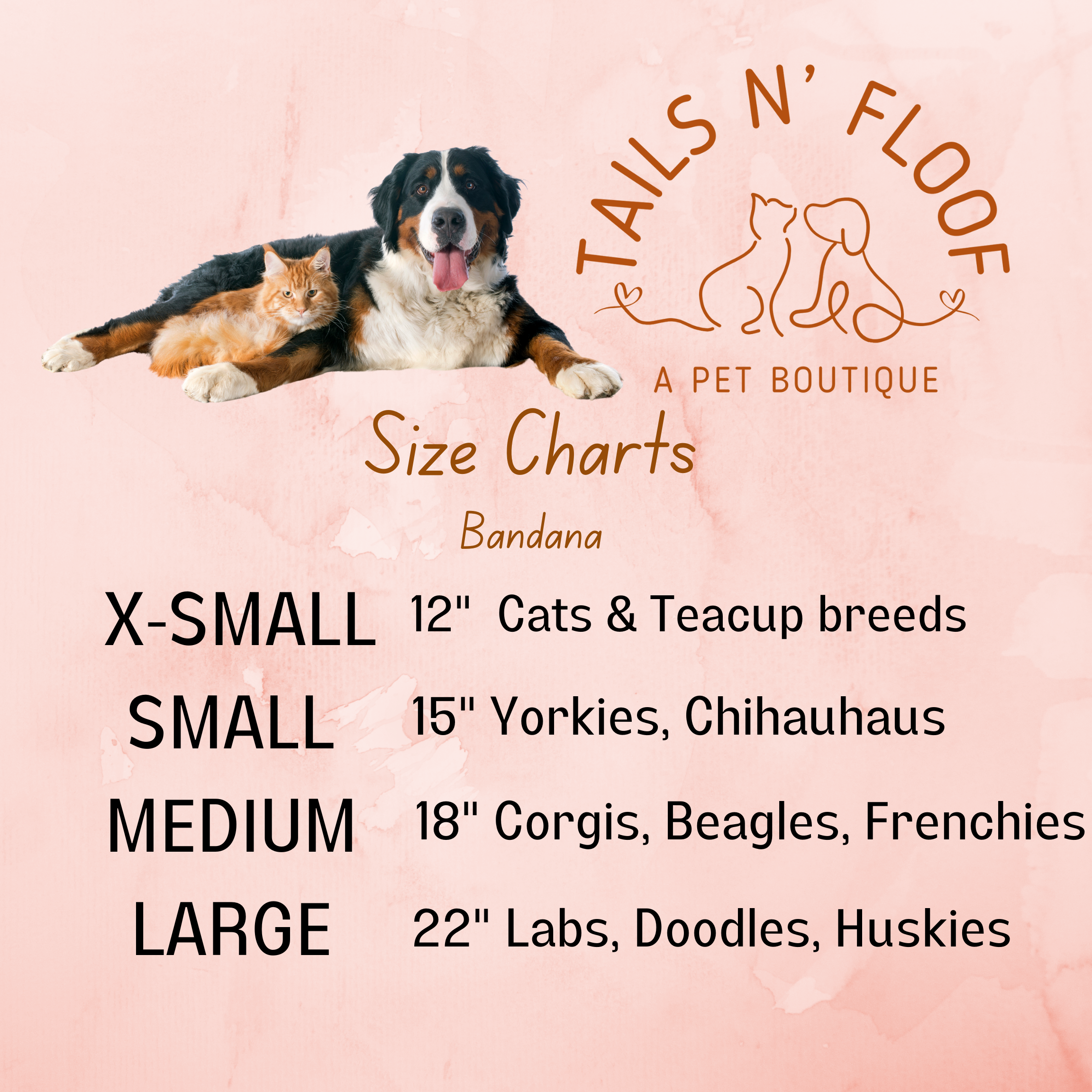 Tails N' Floof Rustic Bandana