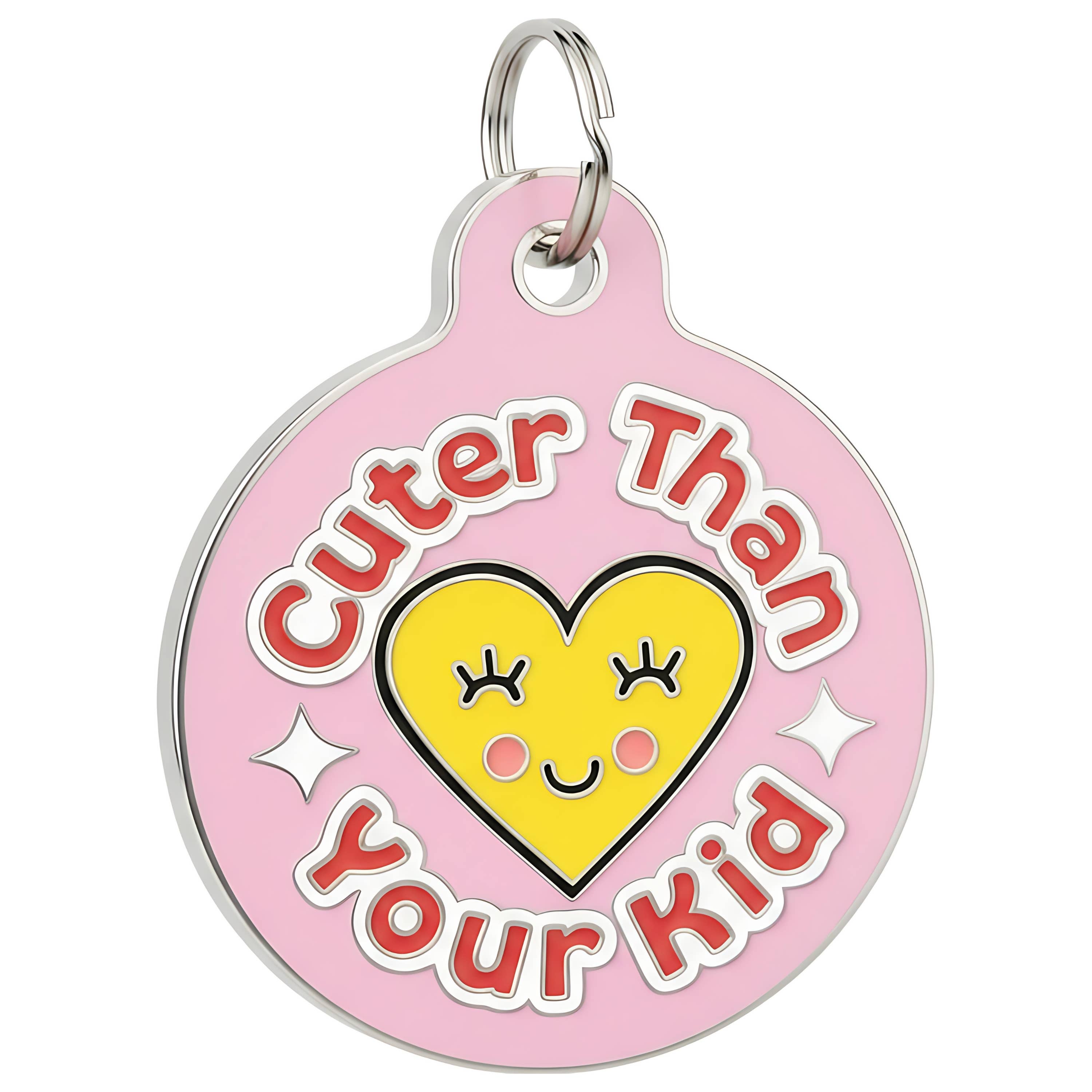 Bad Tags Cuter than Your Kid - Pink
