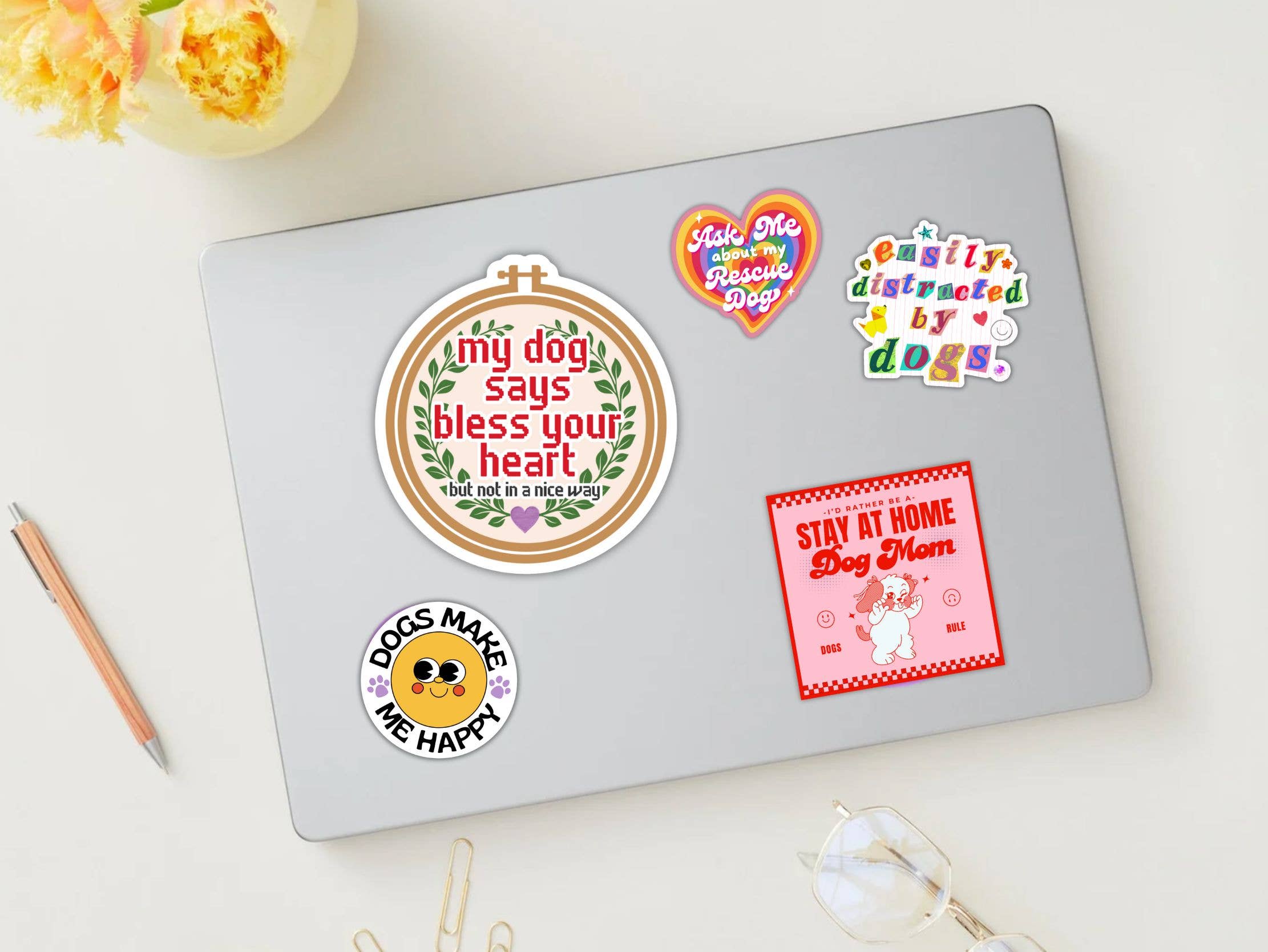 Bad Tags Easily Distracted Sticker